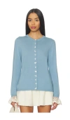 Sea Diane Knit Cardigan In Blue