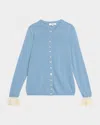 Sea Diane Knit Cardigan In Blue