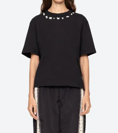 Sea Diane Knit T-shirt In Black