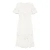 Sea Short Sleeve Dress In Multicolor