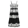Sea Agathe Appliqued Midi Dress In Multicolor