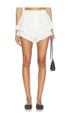 Sea Eliza Solid Shorts In White