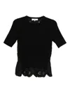 Sea Elke Lace Top In Black