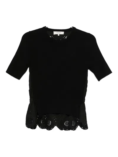 Sea Elke Lace Top In Black