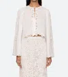 Sea Elke Soutache Long Sleeve Blouse In White