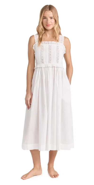 Sea Elysse Embrodiery Nightgown White