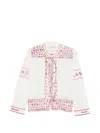 Sea Embroidery Pyjama Set In Multi