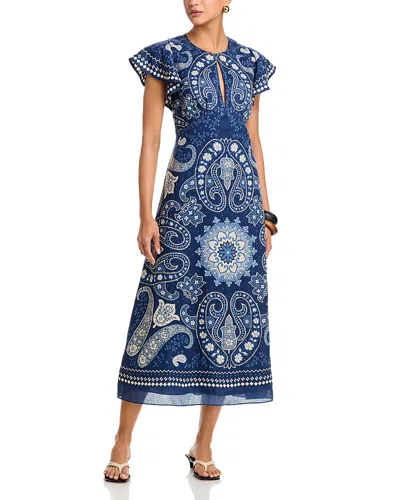Sea Emelina Midi Dress In Blue