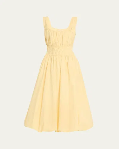 Sea Emmet Bubble Midi Dress In Butter