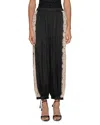 Sea Ethel Solid Bloomer Pants Black In Black