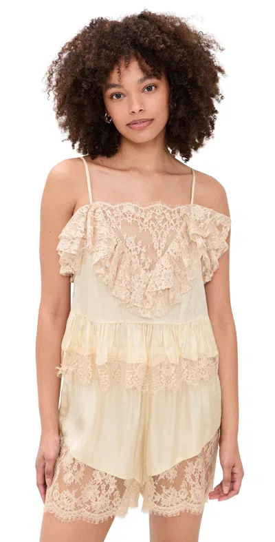 Sea Ethel Camisole Top Butter In Yellow