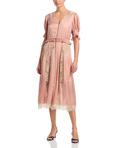 Sea Ethel Sleeve Midi Dress In Pink