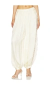 Sea Ethel Solid Bloomer Pants In White