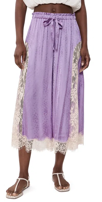 Sea Ethel Solid Pants Lilac In Purple