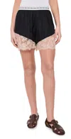 Sea Ethel Solid Shorts Black