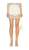 Sea Ethel Solid Shorts In White