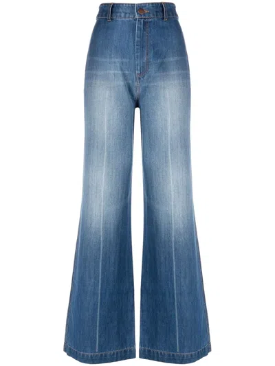 Sea Fallon Straight-leg Jeans In Blue