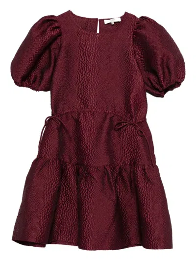 Sea Fayette Mini Dress In Burgundy