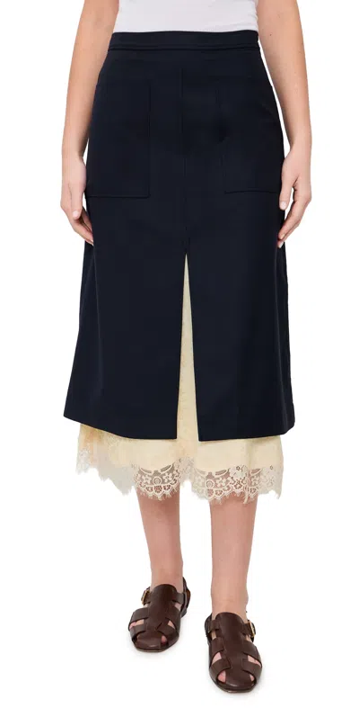 Sea Fiora Skirt Navy In Blue