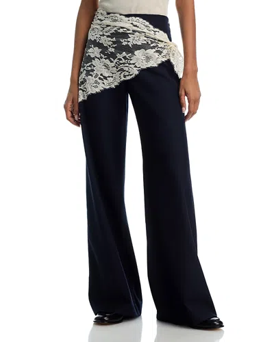 Sea Fiora Wool Blend Pants In Black