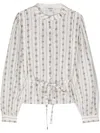 Sea Tala Print Top In White
