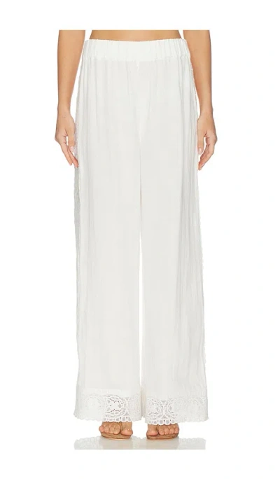 Sea Gardener Pants In White