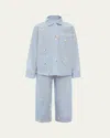 Sea Sheep Sleepwear Button Down Pj Set Sky In Sky