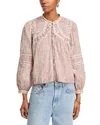 Shop Sea Gisela Printed Blouse In Pink