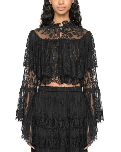 Sea Holden Long Sleeve Blouse In Black