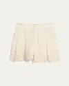 Sea Iyla Embroidered Shorts In Neutral