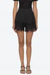 Sea Iyla High Rise Shorts In Black In Black