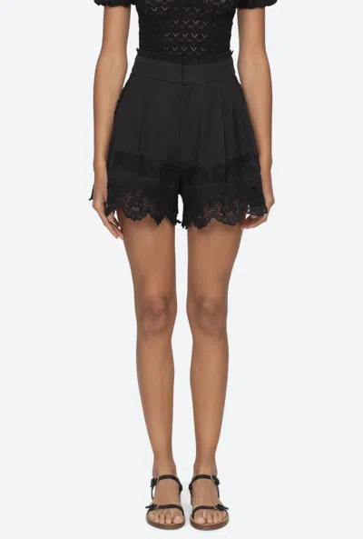 Sea Iyla High Rise Shorts In Black