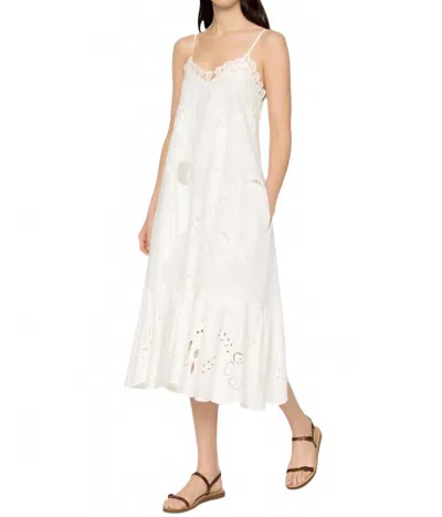 Sea Iyla Soutache Slip Dress In White