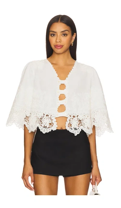 Sea Iyla Soutache Top In White