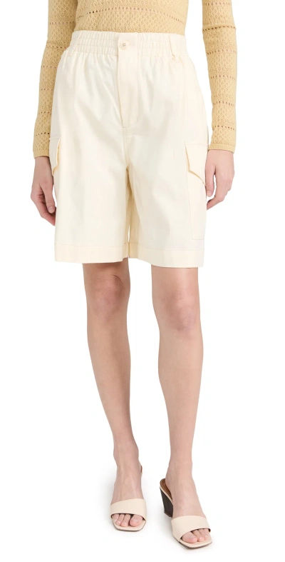 Sea Karina Cotton Shorts Cream