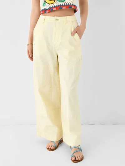 Sea Karina Pant In Cream In Yellow