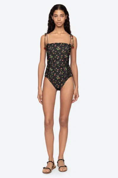 Sea Katarina One Piece In Multi In Black