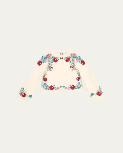 Sea Katharine Embroidered Sweater In Multi