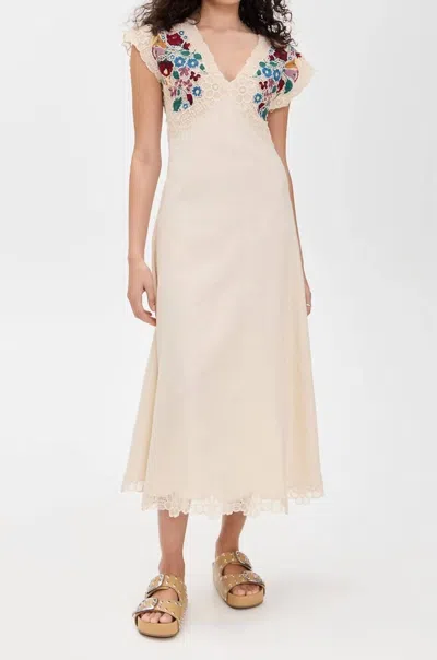 Sea Katharine Embroidery Dress In Multi