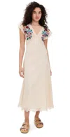 Sea Katharine Embroidered V-neck Dress In Multi