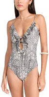 Sea Katrine Print One Piece Black In Black