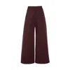 Sea Kerith Solid Sportswear Pants Burgundy In Burgundy
