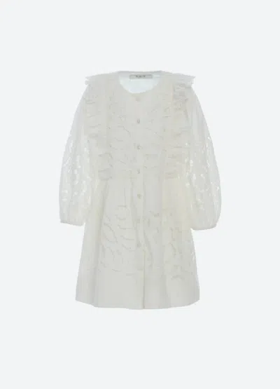 Sea Kid's Dahlia Dress In White