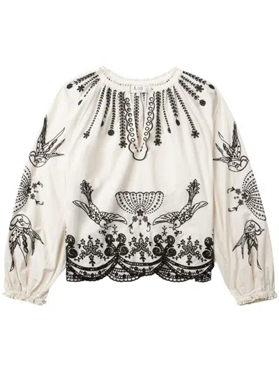 Sea Kingsley Blouse In Neutrals