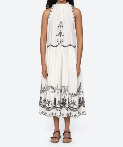 Sea Kingsley Tank Midi Dress In Cream In White