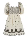 Shop Sea 'kingsley' White Dress With All-over Embroidery