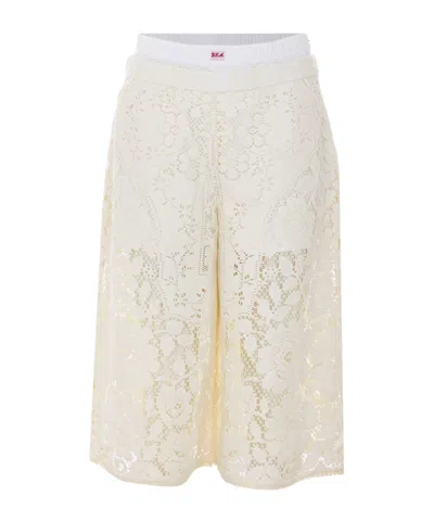 Sea Lace Shorts In White