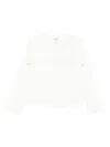 Sea Lace-trimmed Linen-cotton Jacket In White