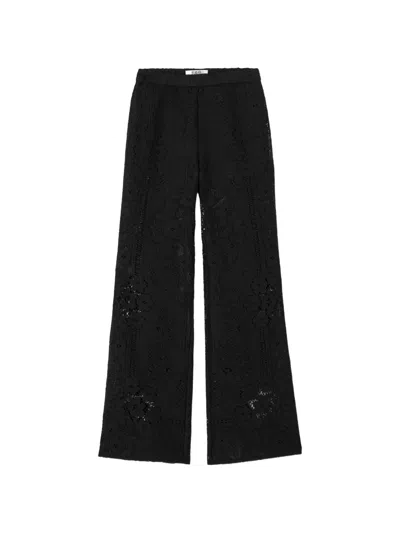 Sea Lace Trousers In Black