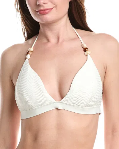 Sea Level Australia Caracus Triangle Halter Top In White